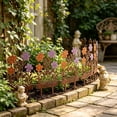 thumbnail image 6 of Garden Fence Panels | Pet Barrier and Landscape Edging for Outdoor Yard | Rustproof Metal Animal Fence for Dogs, Cats, and Garden Beds | 1 Pack, 6 of 6