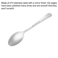 thumbnail image 5 of Uxcell Metal Spoons 4" 410 Stainless Steel Spoon for Home Kitchen Restaurant 6 Pack, 5 of 6