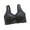Black, variant on Kaemgyyd Women's Seamless Sports Bra High Impact Adjustable Strap Yoga Bras Breathable Supportive Gym Workout Bra