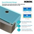 thumbnail image 4 of HOROW 30 inch Kitchen Sink 16 Gauge Topmount Drop in Sink Deep Single Bowl 4-Piece, 4 of 13