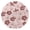 White-290, variant on Outdoor Waterproof Tablecloth with Umbrella Hole and Zipper,Botanical Leaves Floral Round Reusable Durable Decor Table Cover for Party Picnic Patio 60×60 Inch
