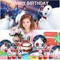 thumbnail image 2 of Baymax Hero Paper Plates Birthday Decorations Party Supplies Tableware Disposable Dinnerware, 2 of 4
