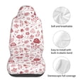 thumbnail image 5 of Sikiie Flower Leaves Car Seat Protector 2 Pack Car Seat Cushion Mat, Car Seat Covers for SUV, Truck, Van, 5 of 7