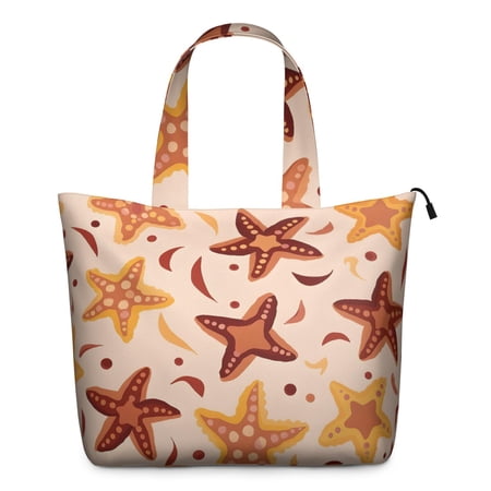 Travel Duffel Bag Large Women's Weekender and Overnight Bag for Women on Business Trips Starfish