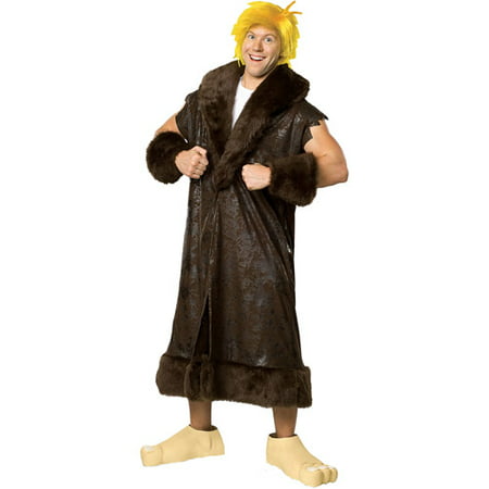Barney Rubble GT Adult Halloween Costume - One Size 44-52