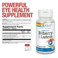 thumbnail image 3 of Solaray Bilberry & Lutein, Once Daily Supplement | Eye Health Support with 36%  Anthocyanosides | 30 VegCaps, 30 Serv., 3 of 6