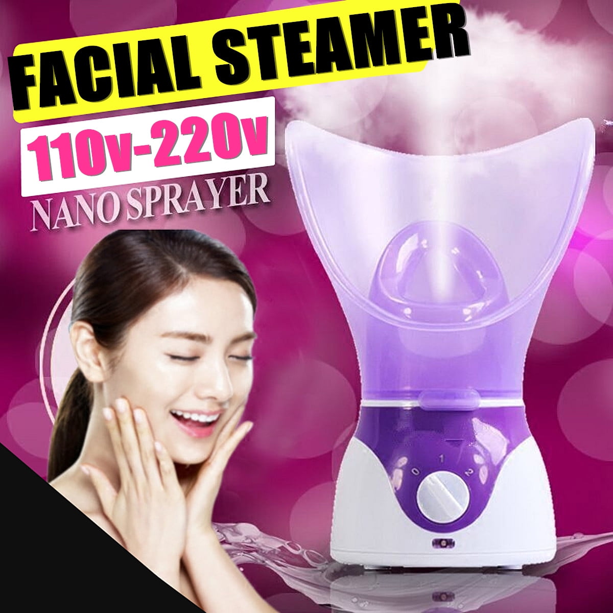 110220V 130W Facial Steamer Face Thermal Sprayer Spa Aromatherapy