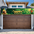 thumbnail image 5 of Lucky Happy St Patricks Day Pot of Gold Leprechaun Illustration Backdrop Banner Party Supplies Photography Props Festival Decoration Event, 5 of 6