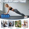 thumbnail image 7 of BESTSKY Exercise Ball,35.4"*17.7"*17.7" Workout Ball,Thickened Explosion-Proof Peanut Ball,Blue, 7 of 7