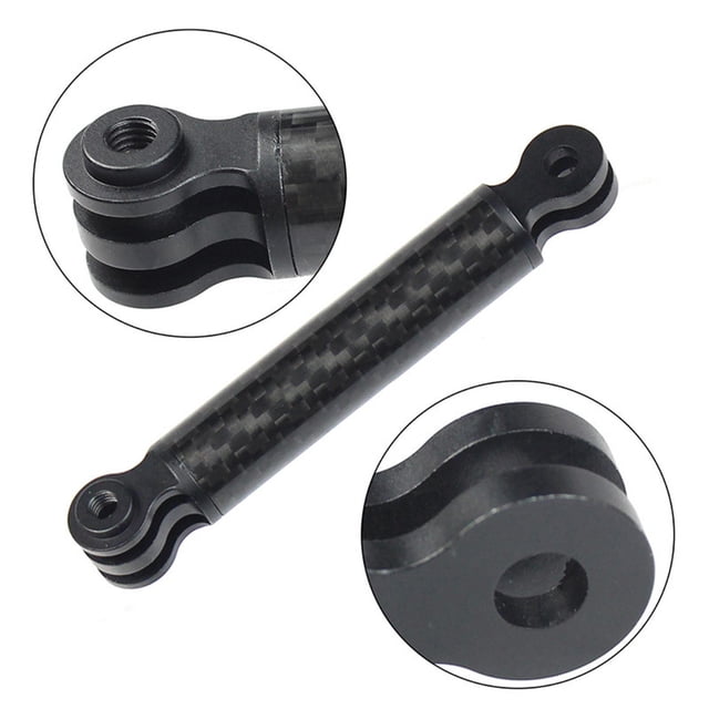 1x de extensión de aleación de aluminio CNC soporte de manillar de varilla de metal para para 9 8 6 Max para Cameras Acti 98 mm Hugo Brazo de varilla de extensión