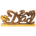 thumbnail image 2 of Decozen Home Decor Gifts for Dad – Best Dad Letters Wooden Sculpture, Acacia Wood Figurine, Father’s Day Gift Ideas, Dad Birthday Gifts, Personalized Gifts for Dad, 2 of 10