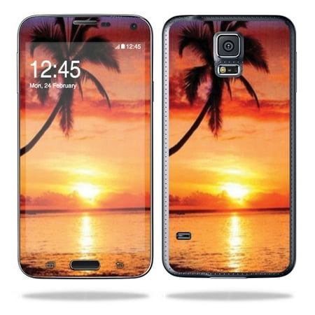 Samsung Cell Phone Skins - Skin Decal Wrap for Samsung Galaxy S5 Cell Phone sticker Sunset
