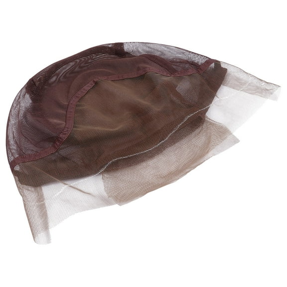 CTIRCHIU Brown Breathable Lace Front Wig Cap Adjustable Straps Soft Comfortable Mesh Hair Net