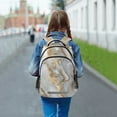 thumbnail image 5 of ALAZA White Gold Marble Backpack Elementary School Bag Bookbag Travel Rucksack, 5 of 7