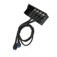 thumbnail image 6 of USB 3.0 Front Panel Hub 5.25in 4 Ports 5Gbps Stable Plug and Play Optical Drive Front Panel, 6 of 7