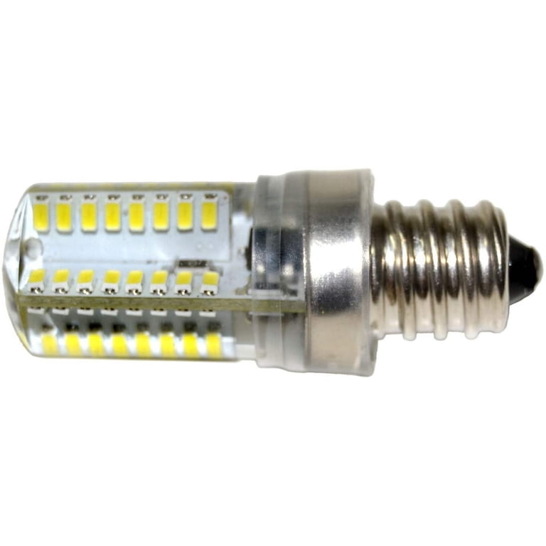HQRP E12 Candelabra LED Bulb For GE WE4M305 Dryer – 3W, Cool White 6000-6500K, 110V, Non-Dimmable
