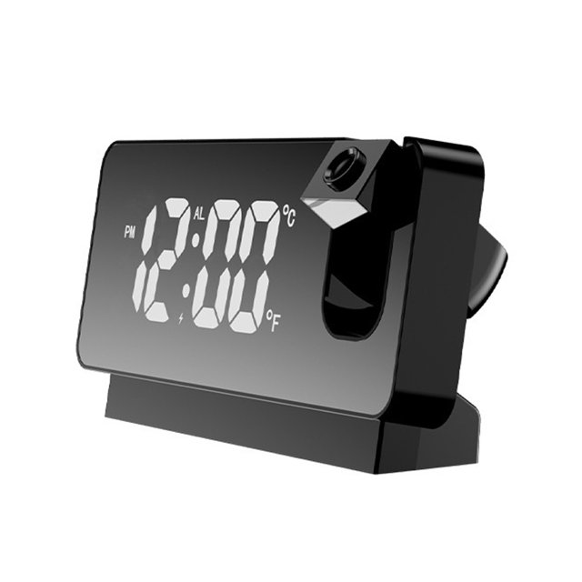 Reloj de proyección de espejo Pantalla LED de pantalla grande Mute snooze Reloj despertador de proyección electrónica MFZFUKR BST3003081-2