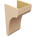 thumbnail image 5 of 11"W x 11"D x 22"H Wide Legacy Rough Cedar Woodgrain TimberThane Corbel, Primed Tan, 5 of 6