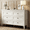 White-6 Drawers, variant on RichYa 6 Drawer Dresser for Bedroom,Chest of Drawers with Metal Knobs,Dresser for Closet,Kids,White