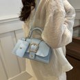 thumbnail image 2 of Stylago Mini Satchel Purses with Pouch Womens Fashion Leather Crossbody Shoulder Bags Ladies Shopping Phone Tote Bag Blue, 2 of 6