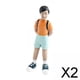 thumbnail image 1 of Figura en miniatura familiar Hugo para Decoración de Accesorios 2 piezas, 1 of 10