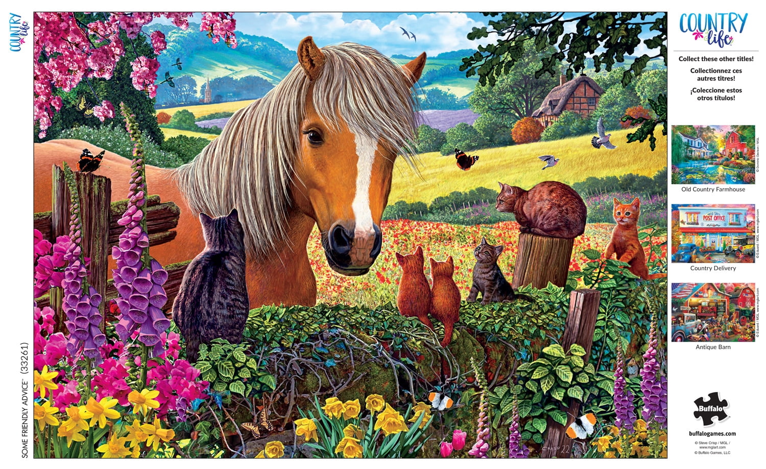 Buffalo Games 500-Piece Country Life Some Friendly Advice Jigsaw Puzzle