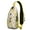 Yellow-29, variant on Retro Vintage Sling Backpack Floral Boho Lightweight Daypack for Travel and City Walking