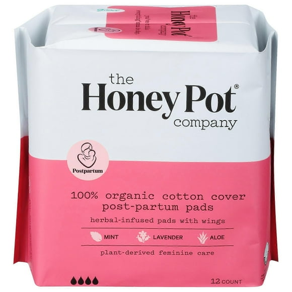 The Honey Pot - Pads Post-partum Herbal - 1 Each 1-12 Ct