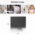 thumbnail image 5 of Cloth Napkins Set of 8 - 20x20 Inches, Ombre Waves Washable Reusable Table Napkins, Abstract Art Gradient Black Modern Soft & Absortbent Dining Napkin for Party Wedding Hotel Restaurant, 5 of 8