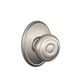 thumbnail image 1 of Passage Knob Schlage Wakefield Collection Georgian Satin Nickel, 1 of 1