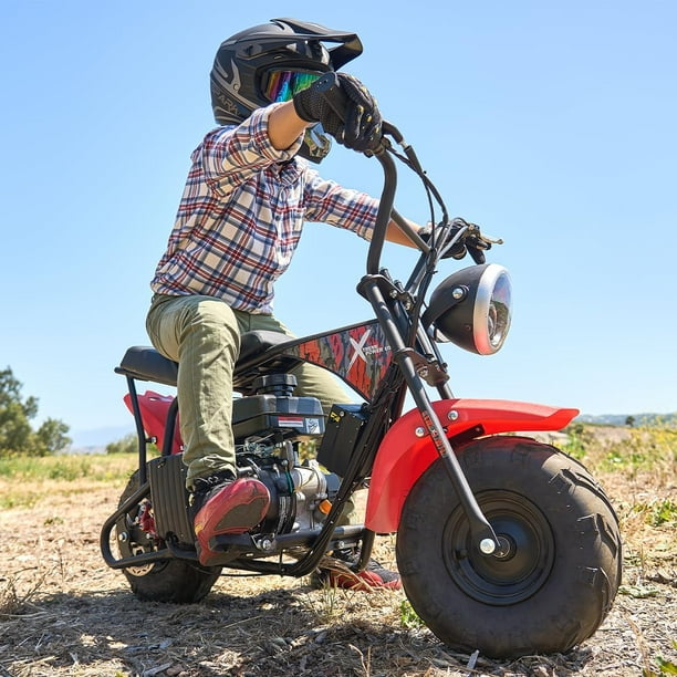 XtremepowerUS 99cc Gasoline Pocket Dirt Bike, Off Road Mini Bike