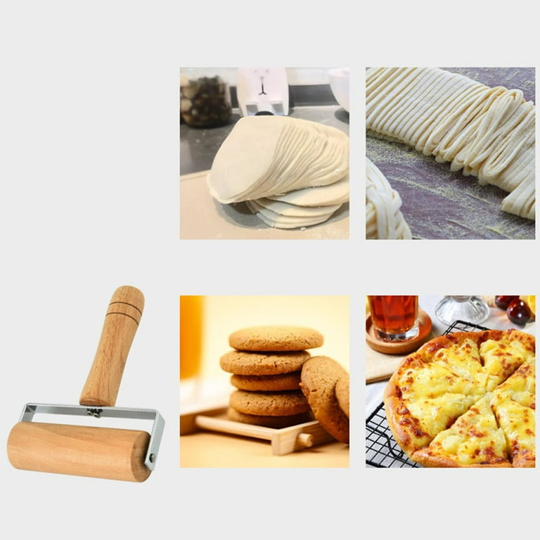 18-Inch Wooden Rolling Pin, Hardwood Dough Roller With Smooth Rollers for  Baking Bread, Pastry, Cookies, Pizza, Pie and Fondant