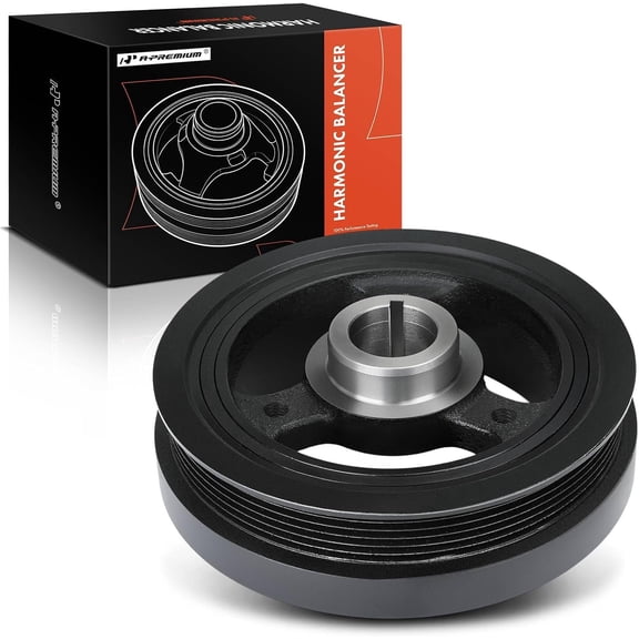 A-Premium Engine Harmonic Balancer Crankshaft Pulley Compatible with Ford F-150 F-150 Heritage F-250/F-350 Super Duty Explorer Expedition E-150 E-250 E-150 Club Wagon E-150 Econoline & Lincoln
