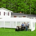 thumbnail image 2 of Topbuy 10' x 30' Outdoor White Wedding Party Event Tent with 5 Removable Side Walls, 2 of 6