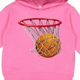 thumbnail image 3 of Inktastic Basketball Swish Toddler Hoodie, 3 of 4