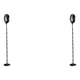 thumbnail image 1 of Kearding Cuchara mezcladora trenzada de acero inoxidable, cucharas agitadoras espirales de mango largo, vajilla de postre, accesorios para Bar, Negro 2Conjunto, 1 of 6