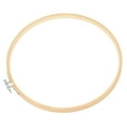 thumbnail image 1 of Unique Bargains 9' Round Bamboo Embroidery Hoop Circle Cross-Stitch Ring, 3 Pack, 1 of 5