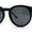 Shiny Black Black, variant on Polarized Classic Gentlemens Keyhole Horn Rim Plastic Sunglasses Matte Black Green