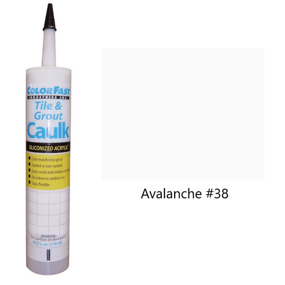 ColorFast Latex Colored Caulk - Mapei Color Line: Avalanche Sanded