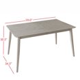 thumbnail image 4 of HMD Easton Dining Table, Antique Gray, 4 of 4