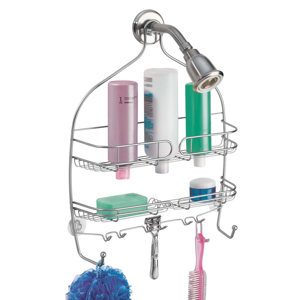 shower caddy silver