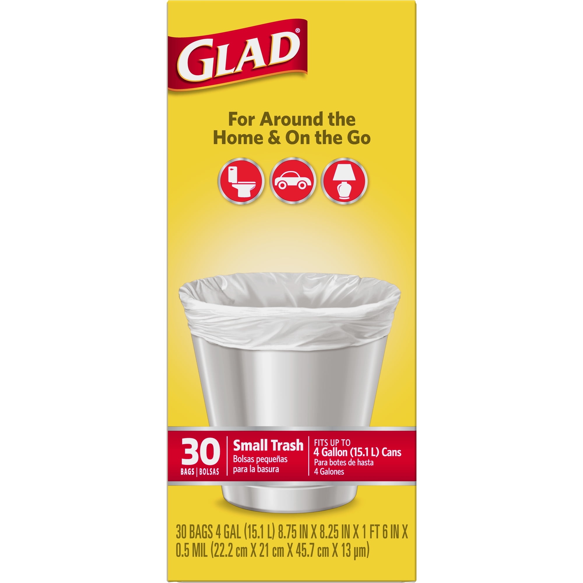 0.5 gallon trash bags