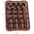 VBXOAE 24 Holes Molds for Chocolate Cake Jelly Pudding Multiple Shape