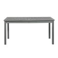 thumbnail image 3 of Pemberly Row Contemporary Outdoor Wood Patio Dining Table in Gray Wash, 3 of 6