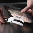 thumbnail image 2 of Balanzas para raspar de acero inoxidable, cuchillo para cepillar el vientre, herramientas para matar peces en el hogar, tripas de cocina, cuchillos para quitar intestinos de pescado TUNC Sencillez, 2 of 5