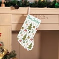 thumbnail image 3 of Christmas Stocking - Holiday Stockings - Green Trees, 3 of 4