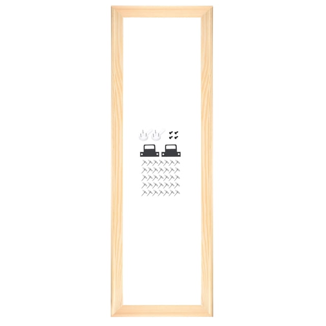 Barras de estiramiento de lienzo DIY, kit de marco de lienzo de 24 x 8 pulgadas, marcos de estiramiento de madera resistentes