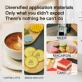 thumbnail image 4 of Food Printer, 300psi Printing Accuracy Portable Handheld Cake Image Printer for Home, WiFi Connectivity, ABS Material, 4 of 7