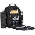thumbnail image 2 of Mochila de picnic Sunflora aislada para 2 personas con nevera y manta, 2 of 7