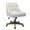 Beige, variant on Modern Vanity Chair, SYNGAR Home Swivel Office Chair, Height Adjustable Task Chair, Comfy Upholstered Accent Chair with Soft Back, Linen Fabric Desk Chair for Living Room Bedroom, Gray, D8054
